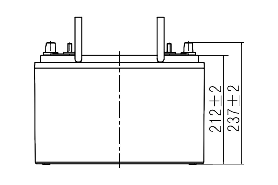 Тяговый аккумулятор WBR EVX12-115C2