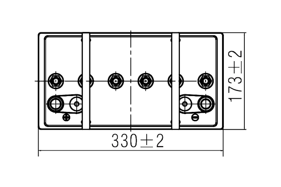 Тяговый аккумулятор WBR EVX12-115C2